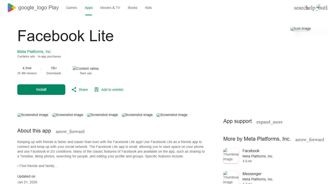 Facebook Lite - Apps on Google Play